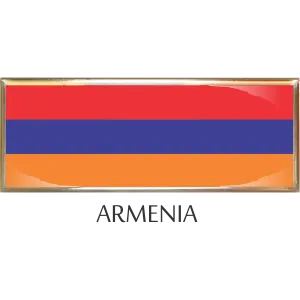 Armenia  Metal Car Badge