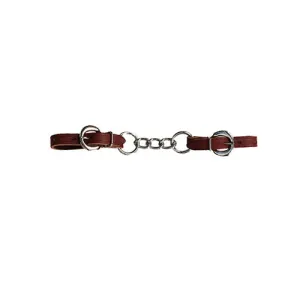 Berlin Leather 1/2" Latigo Single Chain Curb Strap