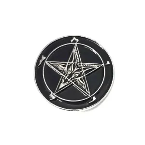 Black Baphomet Pin