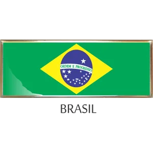 Brasil  Metal Car Badge