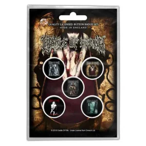 Button Badge Set - Cradle of Filth - Albums