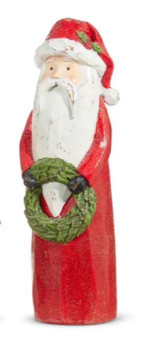 Carved Santa-10"h