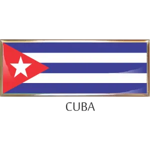 Cuba  Metal Car Badge