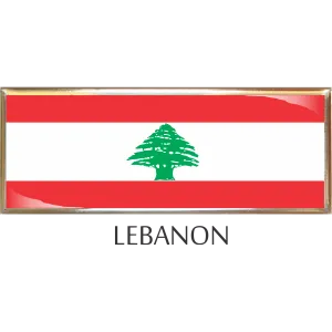 Lebanon  Metal Car Badge