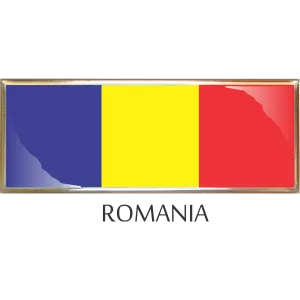 Romania  Metal Car Badge