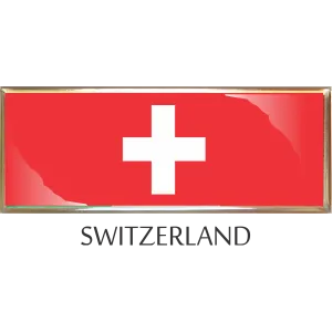 Switzerland  Metal Car Badge