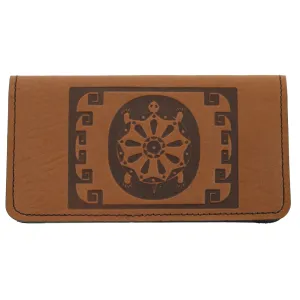 Tribal Turtle Checkbook Cover