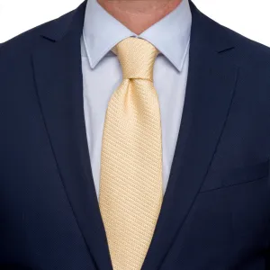 Yellow Grenadine Silk Tie